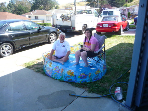 After a long hot day a nice cool dip in the pool is always welcomed.