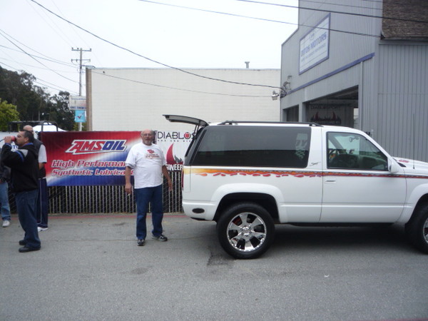 Rich brings the Tahoe out to run today.