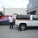 Rich brings the Tahoe out to run today.