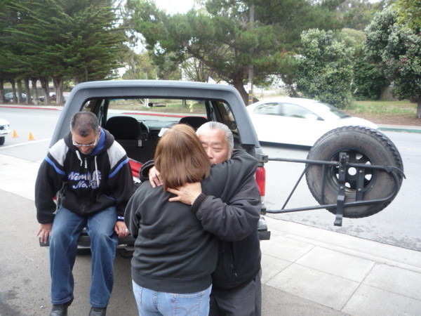 Heck i would hug Mike Cho too if he brings another box of those great Danishes!