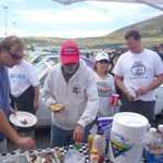Even Carl the president of the Golden Gate Street Machines Unlimited made the long trip to try our tasty fare.