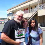 Now i'm just grabbing anyone to show off the award.