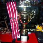My "GrillMaster of the year" thropy and Mr. Sizzle, complements Gary at Moparts.com