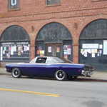 Gratuitous shot of my roadrunner in front of a neat old building.