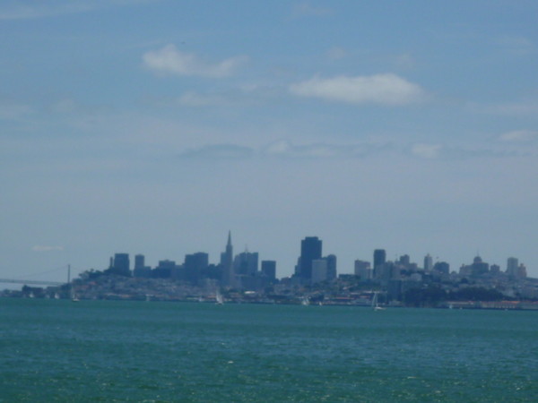 Great view of San Francisco and the Bay.