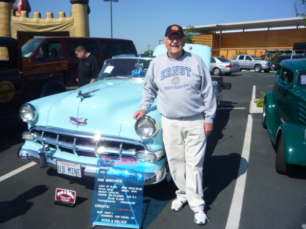 Walt Ernst at the Rocklin, Ca. Harbor Frieght car show.