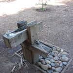 Look a Bidet near our BBQ pits. How cool is that!