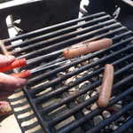 Yummmmy FUD brand chicken dogs.