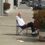 Wally waits................