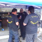 The boys do some impromtu doo wooping.