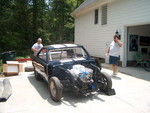 J.Gleason's old race car, that became Datys' Pro-street project.