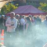 The impromtu burnout contest was not appericated by everyone it seems.
