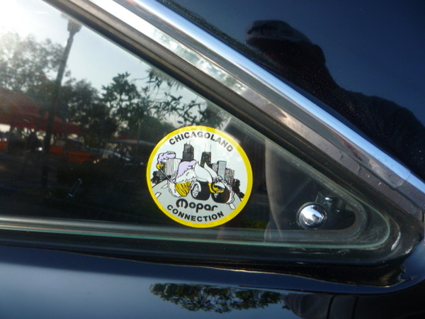 My roadrunner sports a cool Chicagoland window sticker.