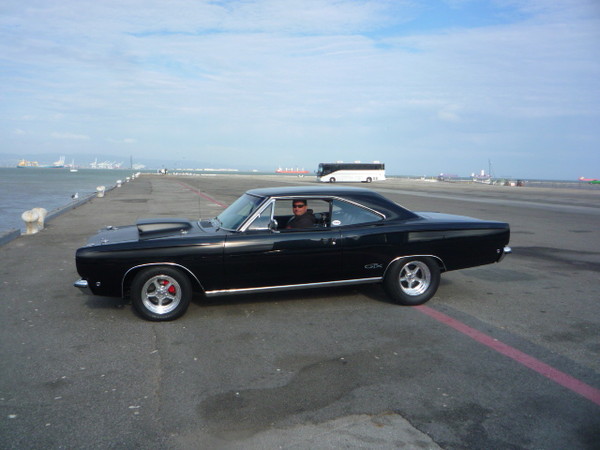 Herb and his newly painted GTX!