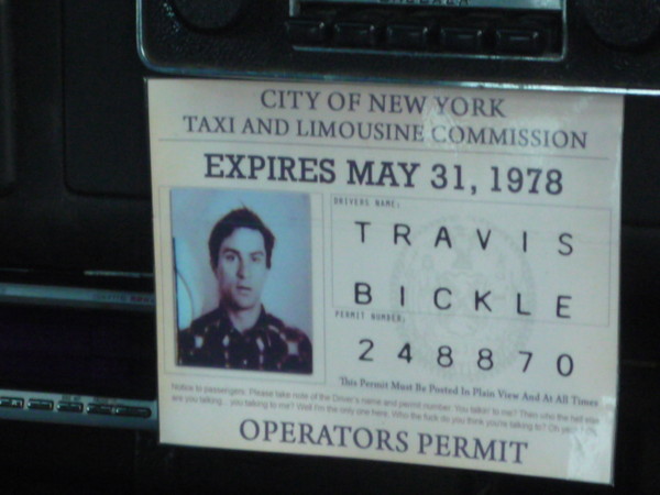 Look who our Taxi Driver is!!