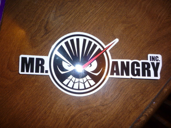Mr. Angry sends us some cool swag!
