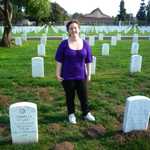 My brother and my father's grave sites in the Golden Gate National cemetery.
