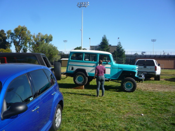 Our new next door neighbor Bob Brown brings his very cool Willys.