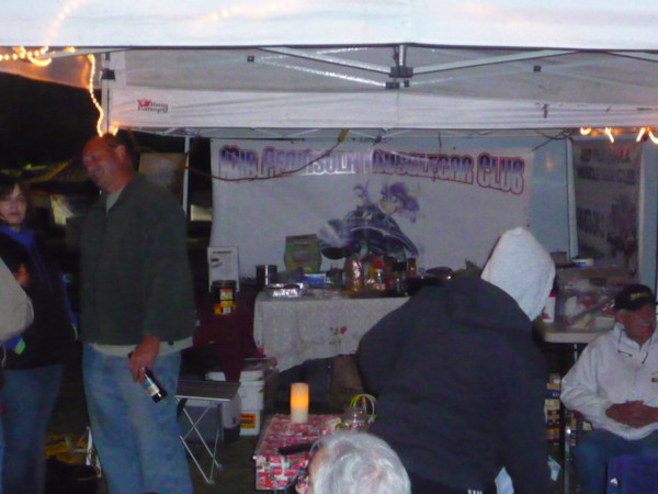 As the party winds down and i am ready to hit the tent.