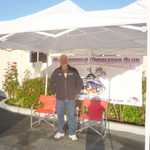 The MPM tent is almost all ready for today's fun!