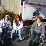 Joann, Trudy, and Kelly stick around to the end to help take down the MPM tent.