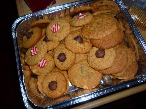 Endless amounts of homemade cookies abound.