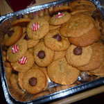 Endless amounts of homemade cookies abound.