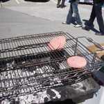 I figured out a new and efficent way to cook the hamburgers.