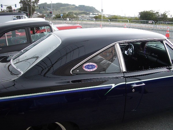 Proudly displaying the Rattlecan racing decal on the roadrunner.