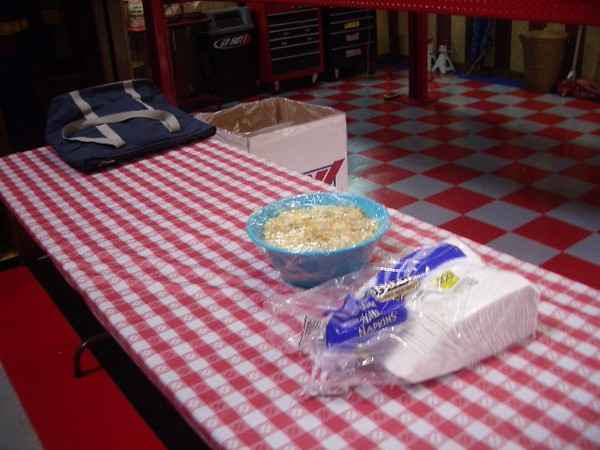 Kim's special potato salad was too good!