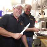 Just a couple of "Cut-Ups" in the kitchen!