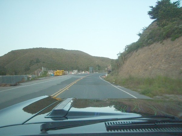 Just about to Devil's slide and then down the road to Montera.