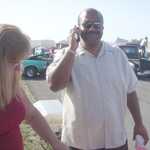 Mike calls in an air strike on the chevy owner's club.