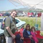 Tom brings the family out and elave the hemi 'cuda at home this time.