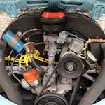 It's a phony engine just to fool the people he races!
