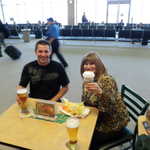 Better have another beer before we leave the airport and take on the streets of San Clemente.