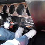 Still living in the 70s Steve uses a Zig Zag papers holder to keep the Deep Purple 8-track playing.