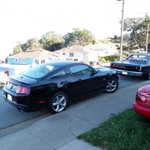 Gary arrives via a 2011 GT!