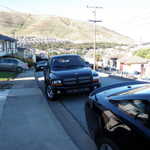 Joann left the Superbird at home but brought out her R/T truck.
