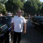 Ceryll from The Golden State Rods shows up to check out the show.