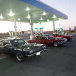 Nice photo of the big three Chrysler, Ford, and Geneal Motors.