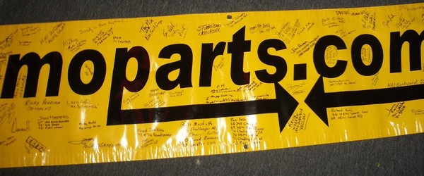 The Moparts banner adds one more signature tonight.