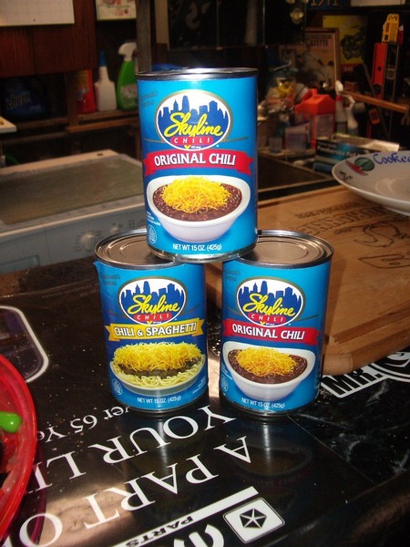 Here's some famous Ohio spaghetti chili Gary donated for our next BBQ.
