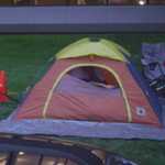 I see someone spent in the night in the MPM pup tent.