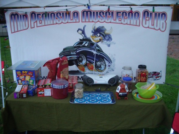 0600 hours and the goodie table is full!