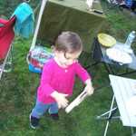 Ok so i gave a rubber band machine gun to play with. Yep that's the worse that can happen.