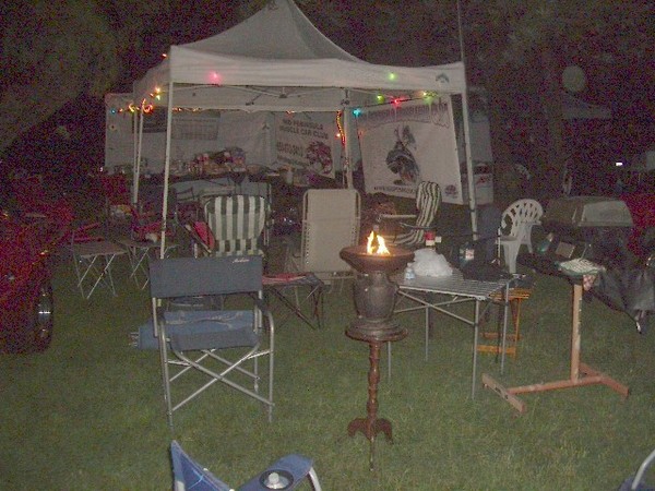 No one left up but me and the fire.