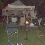 No one left up but me and the fire.