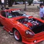 The air cleaner in bigger than the heads on the engine.