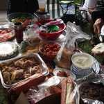 LUNCH TIME at the MPM tent.